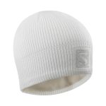 SALOMON Logo Beanie White/Lunar Rock