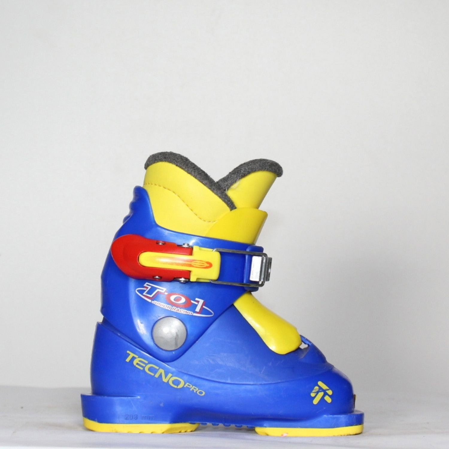 Jazdené bazárové lyžiarky TECNO Pro TO1 Junior Racing blue/yellow - Detské lyžiarky - 1