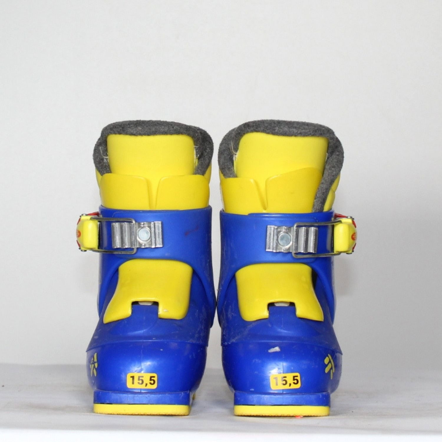 Jazdené bazárové lyžiarky TECNO Pro TO1 Junior Racing blue/yellow - Detské lyžiarky - 2