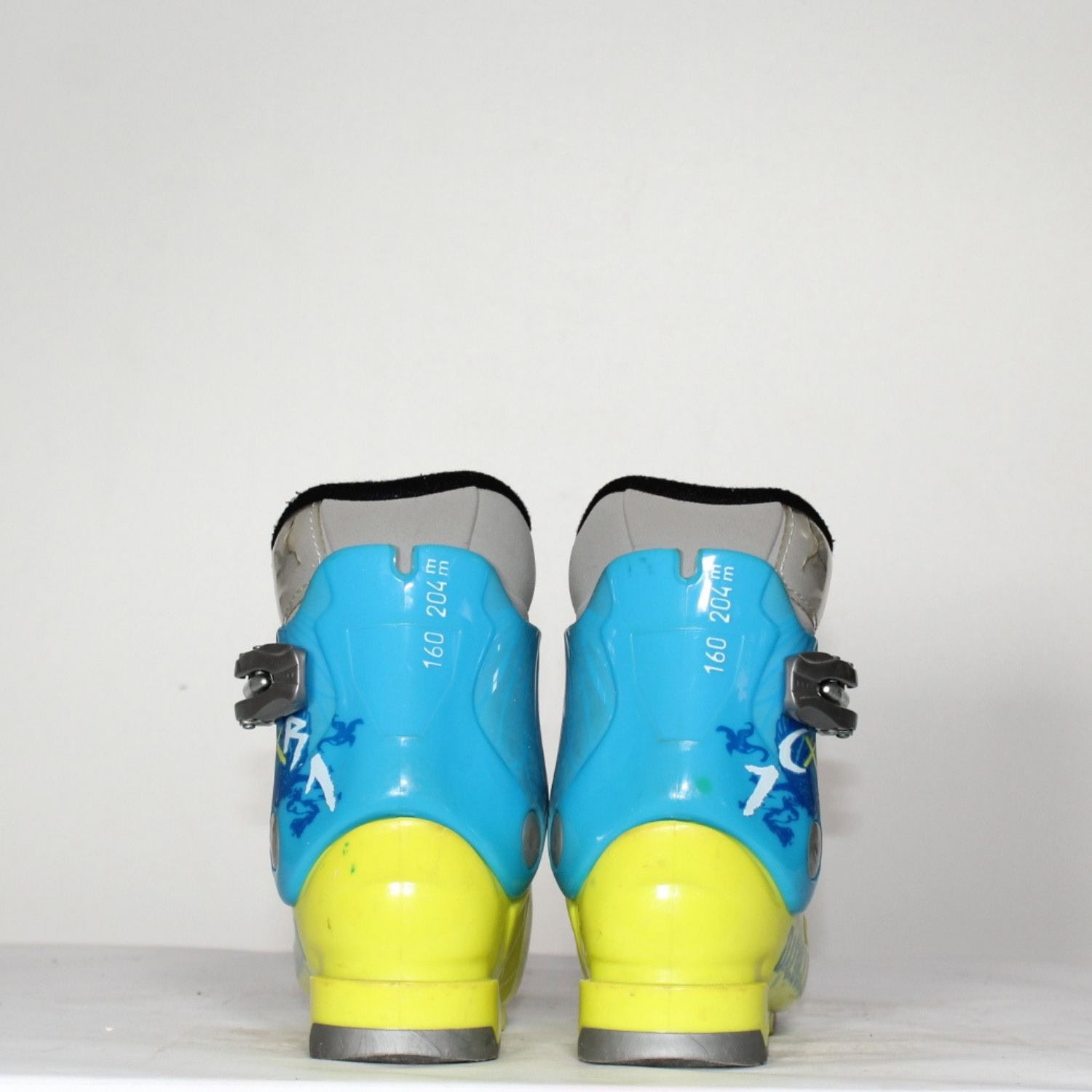 Jazdené bazárové lyžiarky DALBELLO 1CXR blue/yellow - Detské lyžiarky - 3