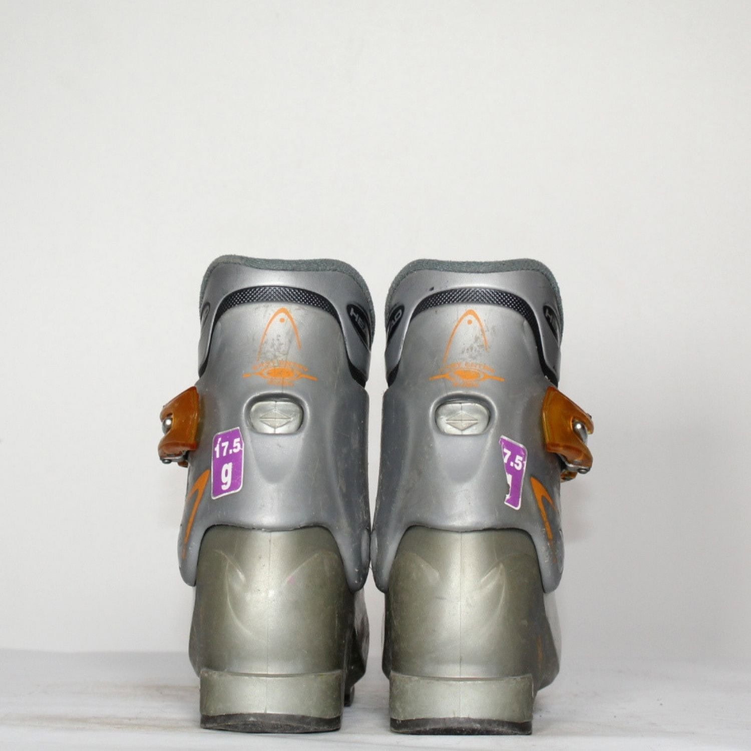 Jazdené bazárové lyžiarky HEAD Carve HT1 Grey/Orange - Detské lyžiarky - 3