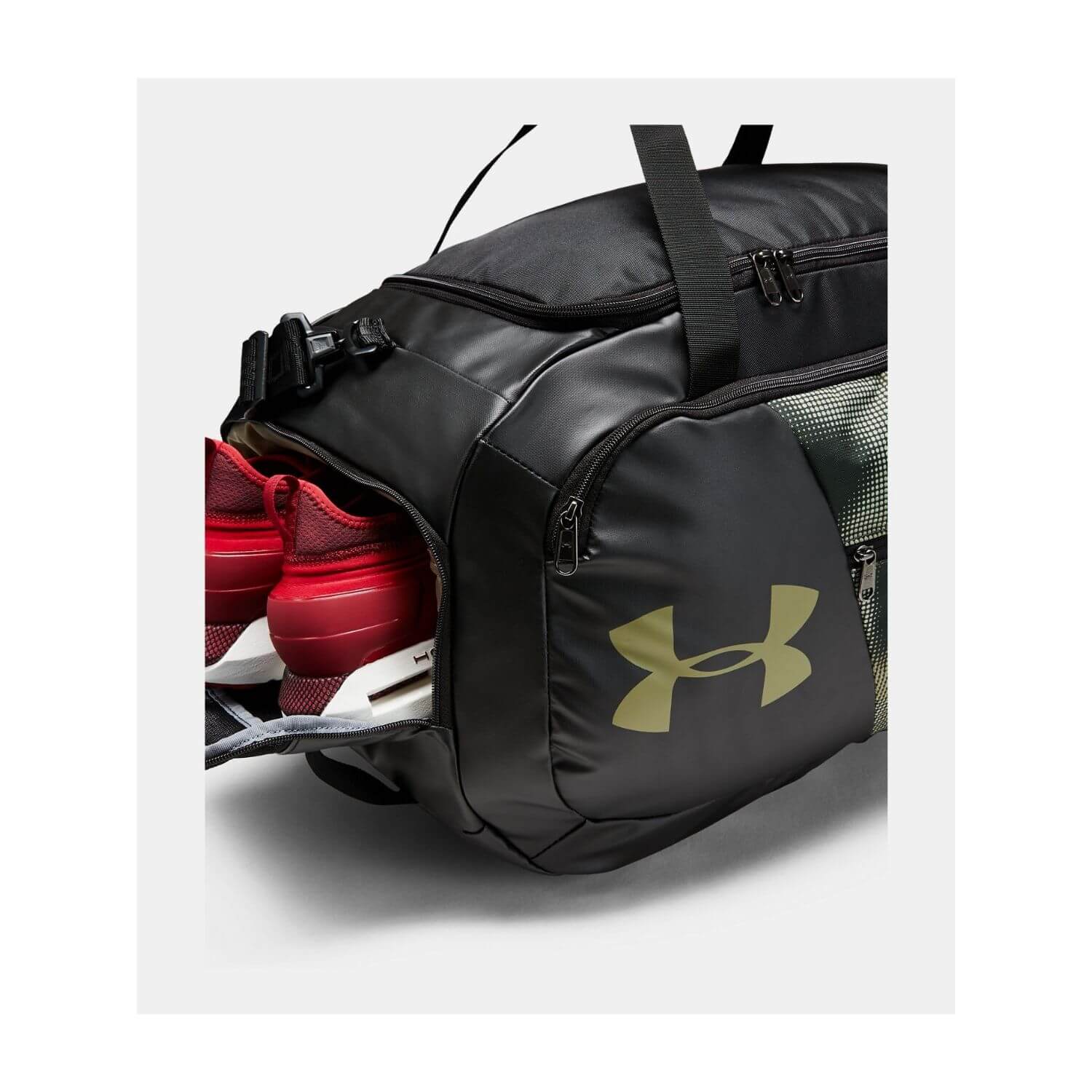 UNDER ARMOUR Undeniable Duffle 4.0 MD Range Khaki/Black/Green - Športové tašky - 5