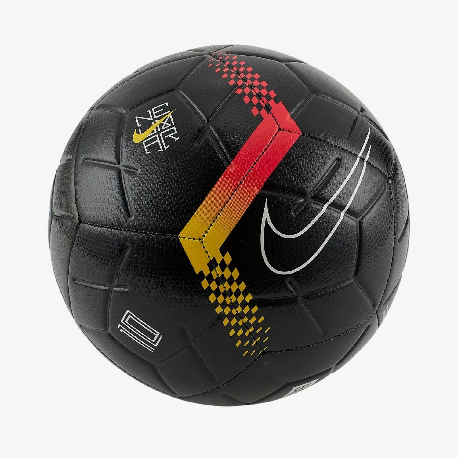 Futbalová lopta NIKE Neymar Strike Black/Chrome Yellow/Red Orbit - Lopty - 1