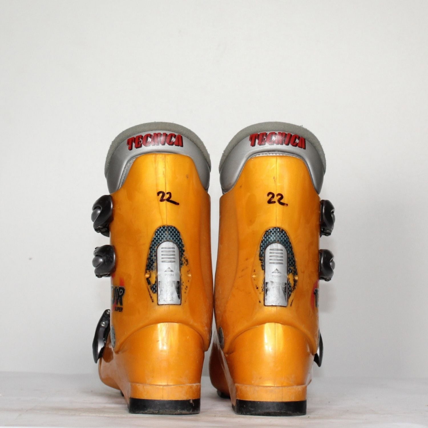 Jazdené bazárové lyžiarky TECNICA TJR Super Orange II - Detské lyžiarky - 3