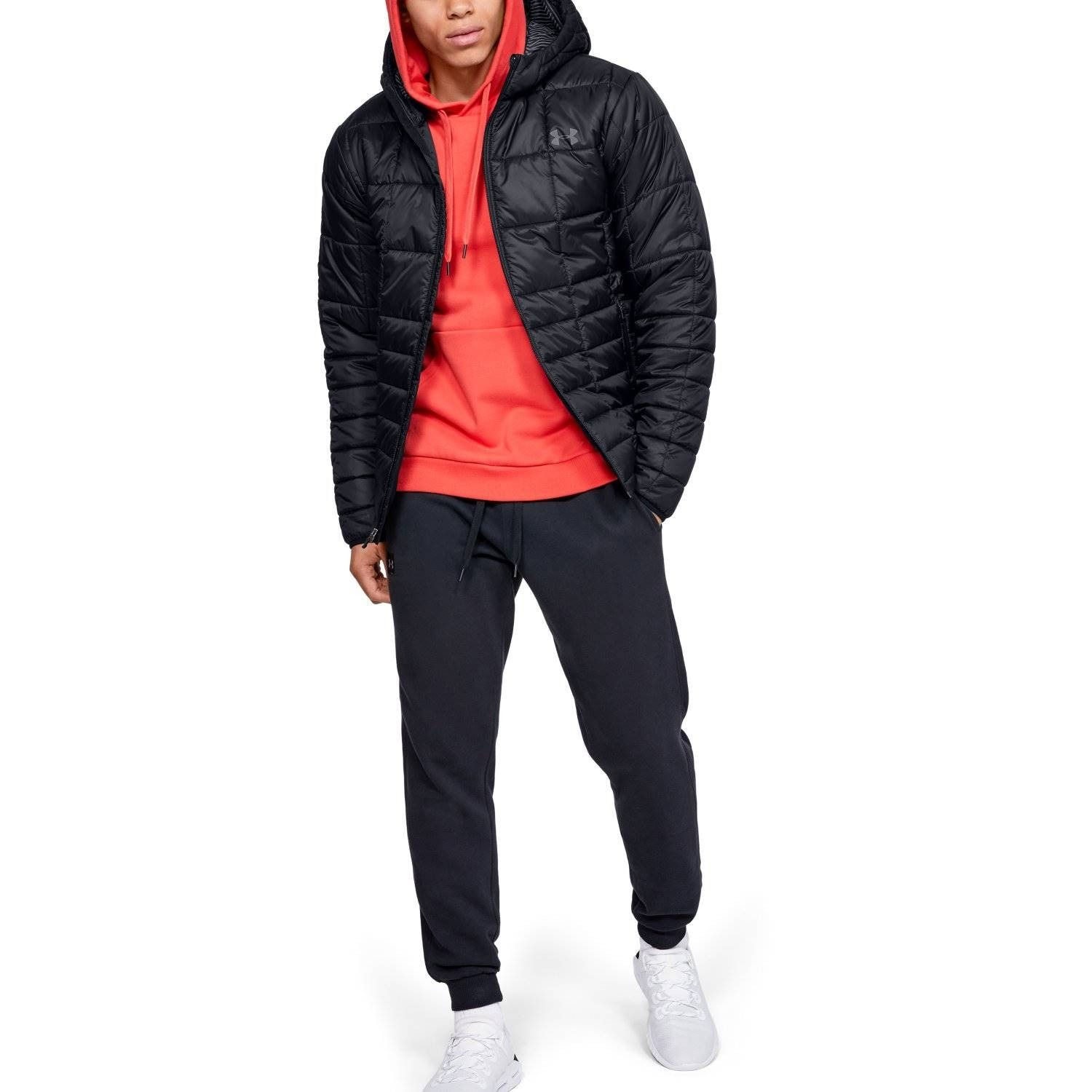 Bunda UNDER ARMOUR Armour Insulated Hooded Jkt Black - Bundy & Vesty - 4