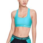 Športová podprsenka UNDER ARMOUR Mid Crossback Breathtaking Blue/Onyx White