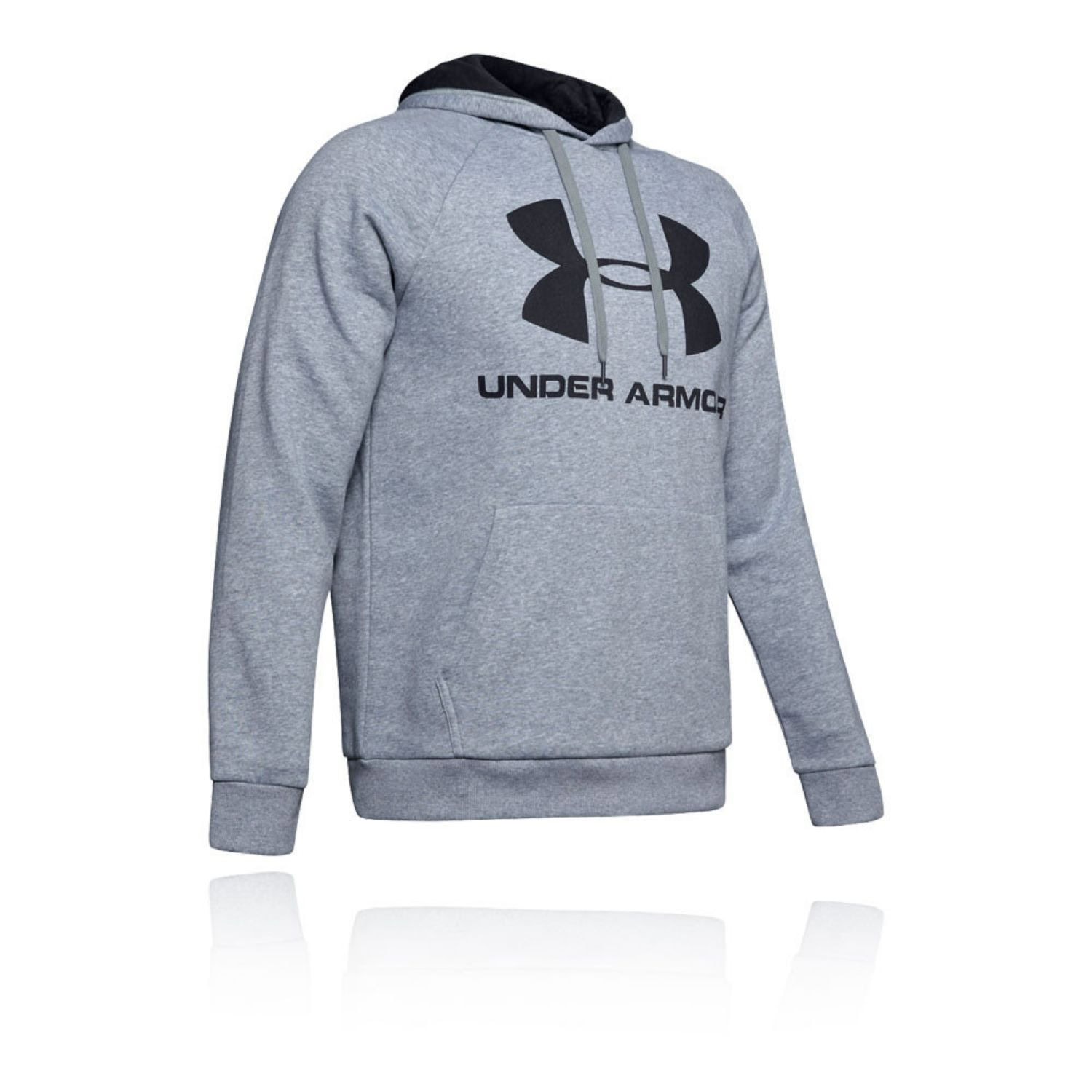 Mikina UNDER ARMOUR Rival Fleece Sportstyle Logo Grey - Mikiny s kapucňou - 1