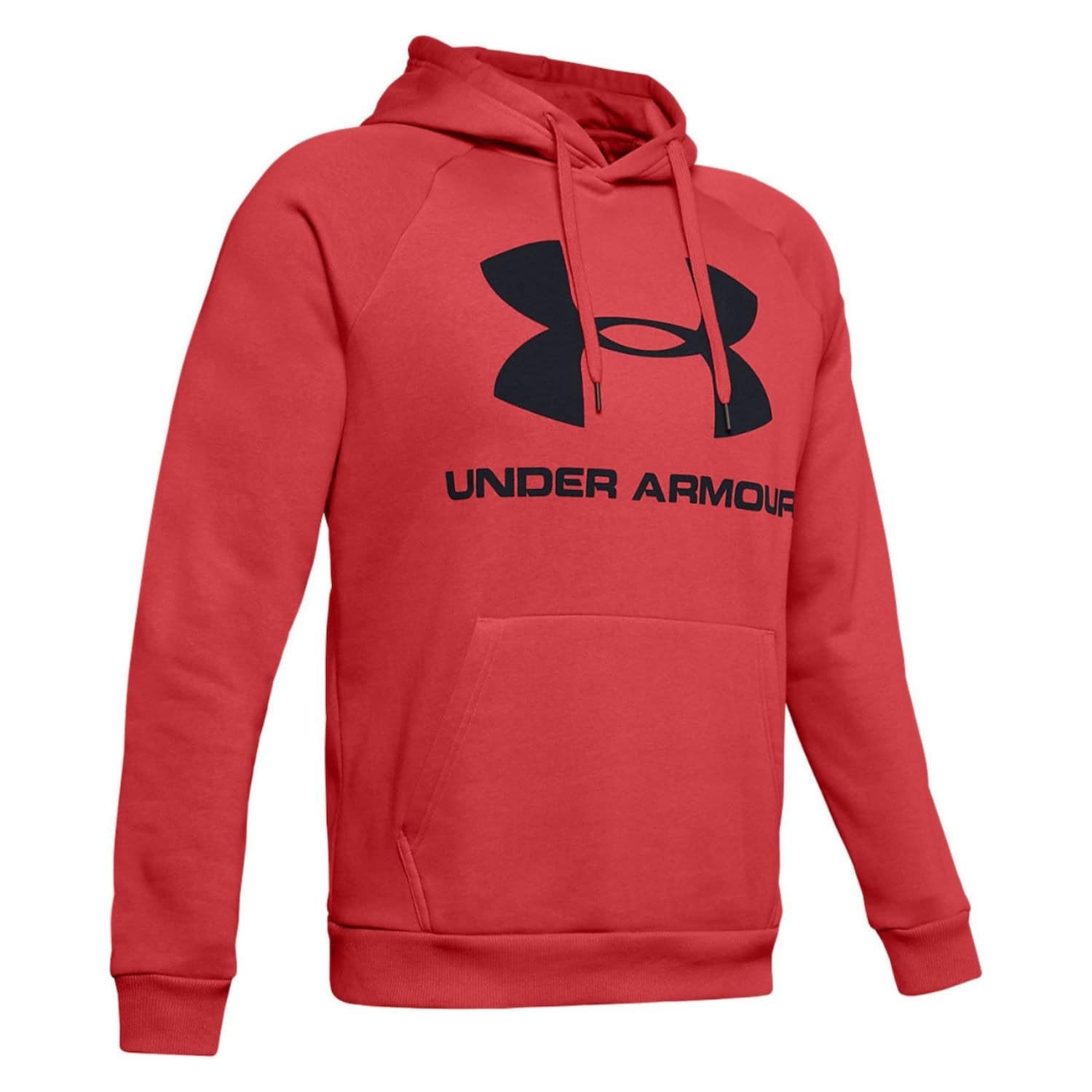 Mikina UNDER ARMOUR Rival Fleece Sportstyle Logo Martian Red/Black - Mikiny s kapucňou - 1