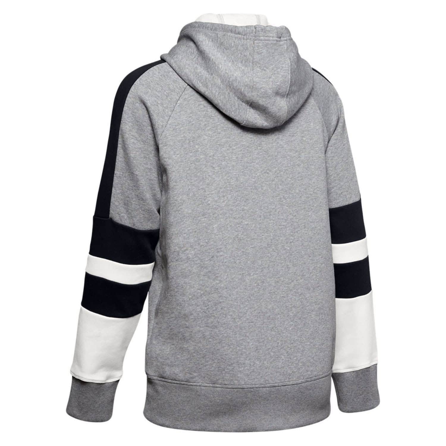 Mikina UNDER ARMOUR Rival Fleece LC Logo Hoodie Grey - Mikiny s kapucňou - 5