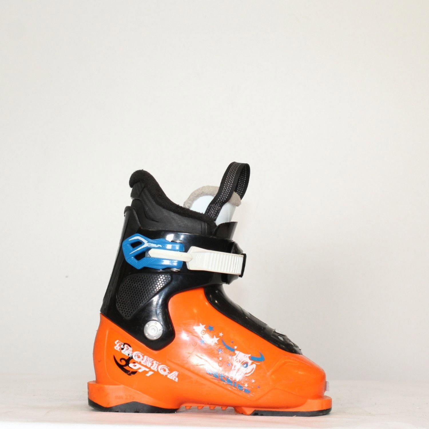 Jazdené bazárové lyžiarky TECNICA JT1 Orange/Black - Detské lyžiarky - 1