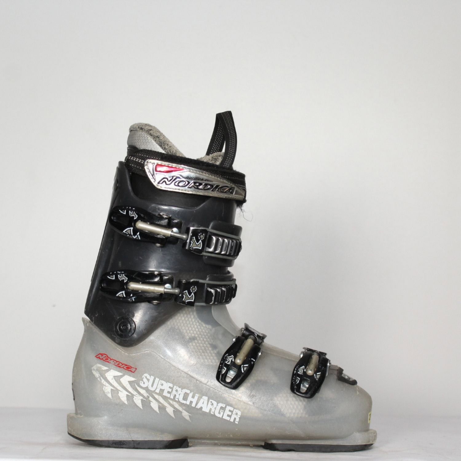 Jazdené bazárové lyžiarky NORDICA Supercharger Grey - Detské lyžiarky - 1