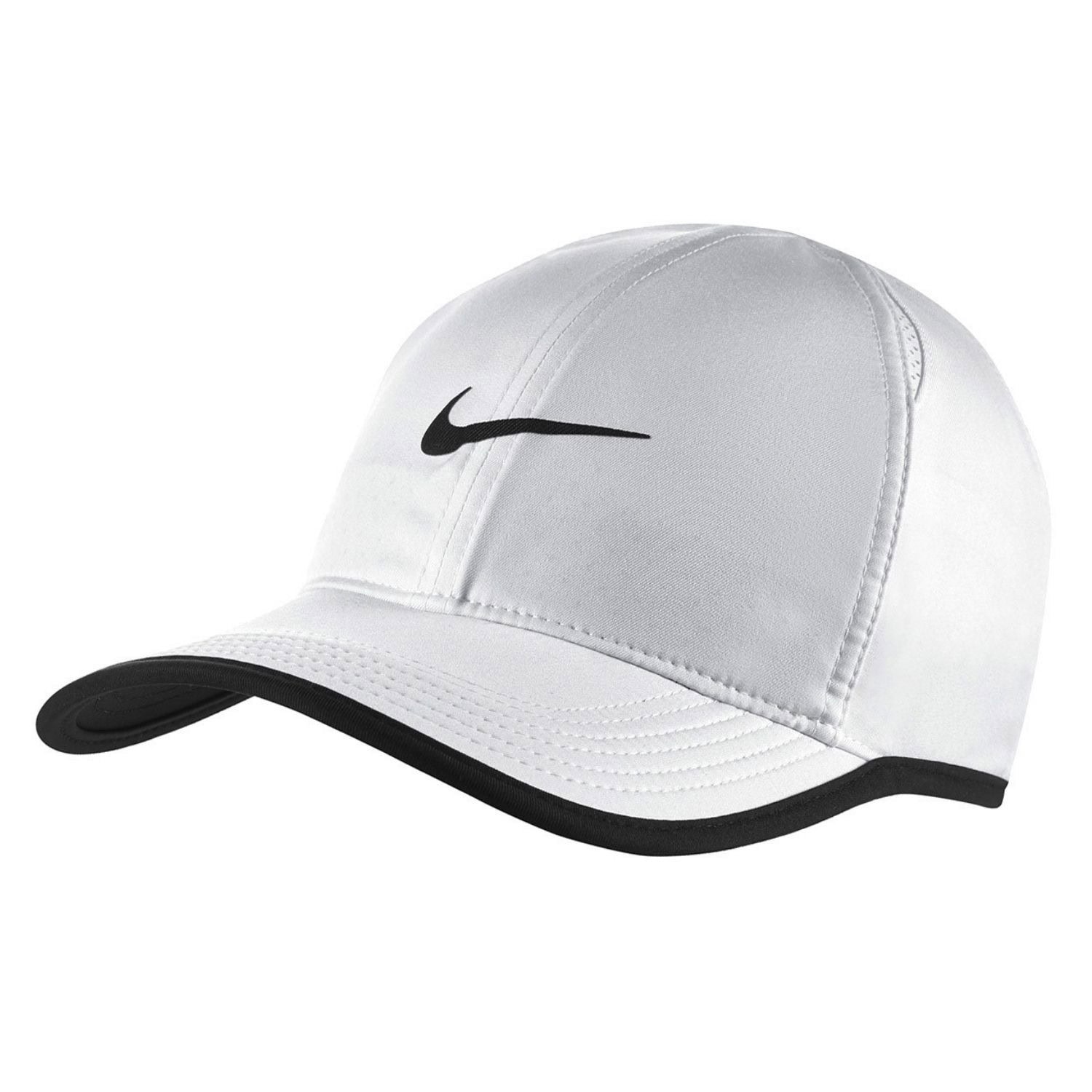 Tenisová šiltovka NIKE Featherlight White - Šiltovky - 1