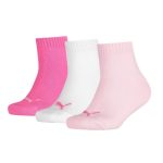 Ponožky PUMA Kids Quarter 3-Pack Pink