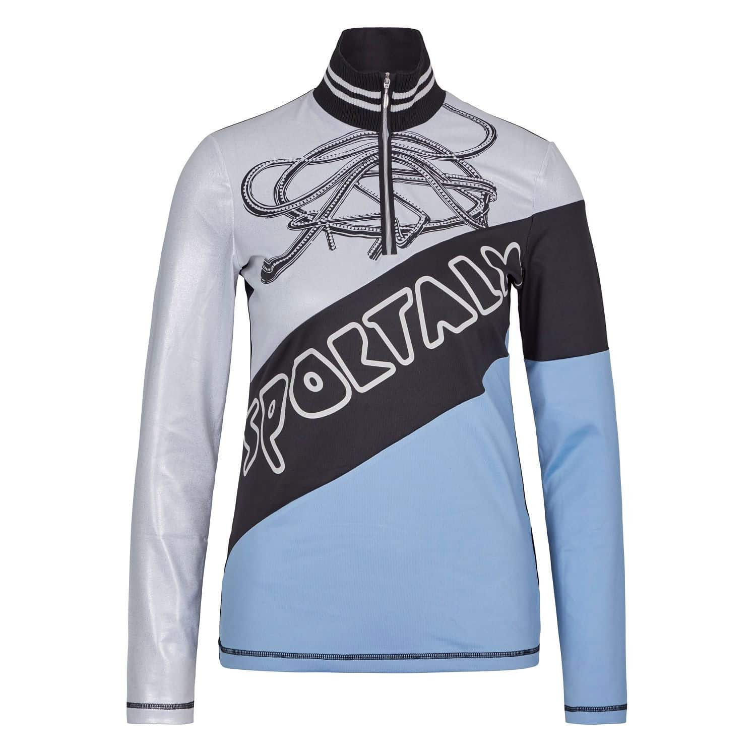 Mikina SPORTALM Vaalig Black - Mikiny bez kapucne - 4