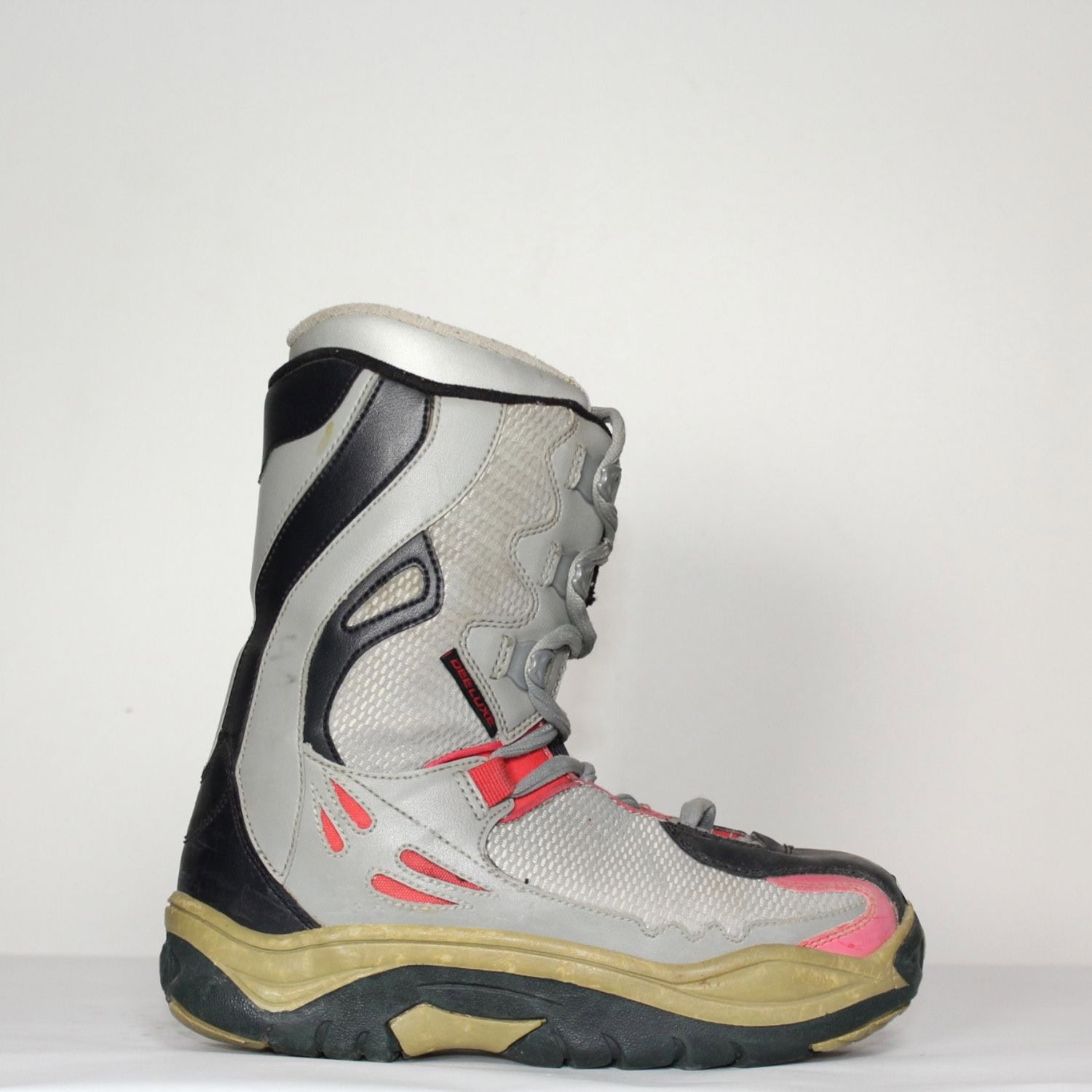 Jazdené Snowboardové topánky DEELUXE Black/Gray/Red - Dámska obuv - 1