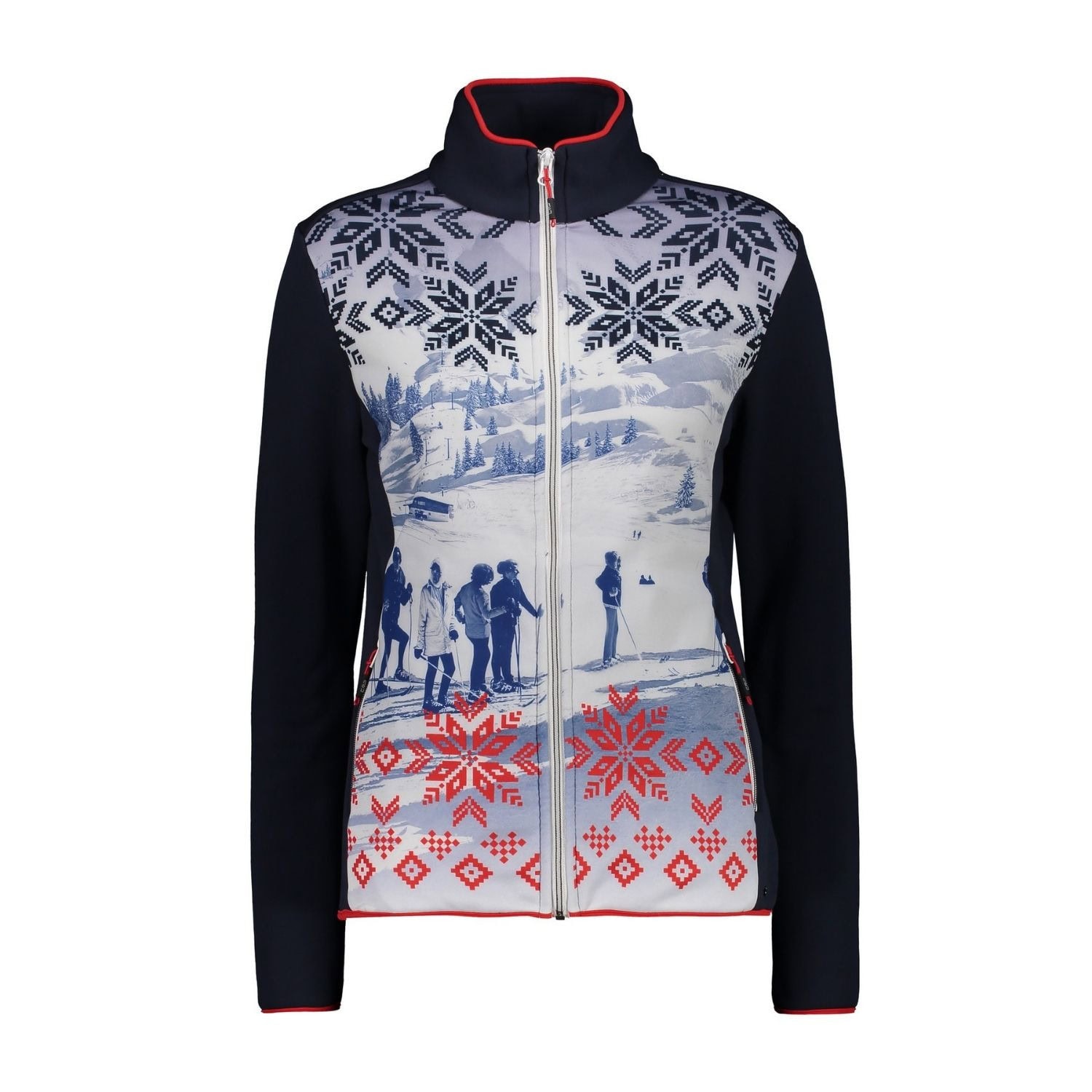 Mikina CAMPAGNOLO WMN Jacket - Mikiny bez kapucne - 1