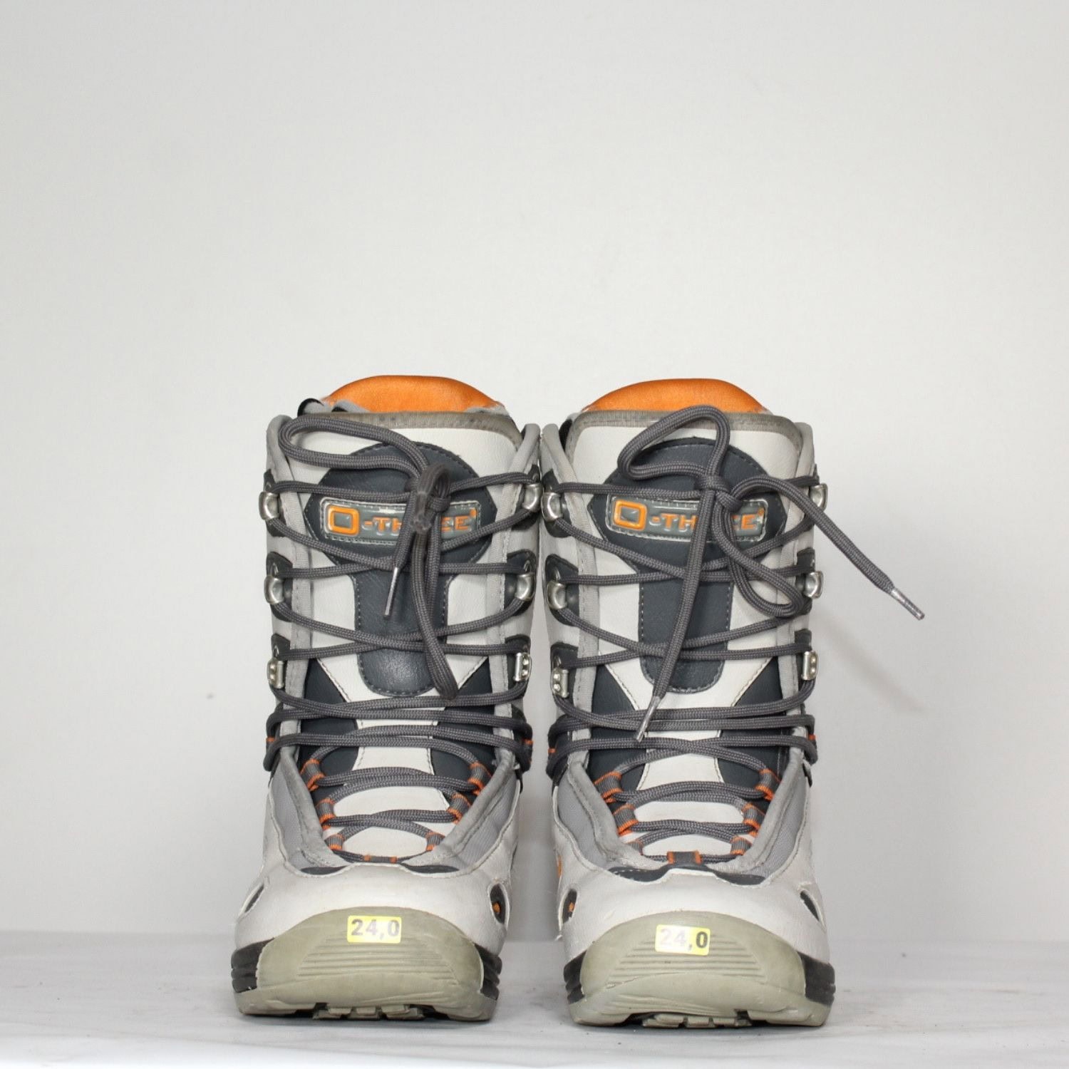 Jazdené Snowboardové topánky O-THREE Grey/Orange - Detská obuv - 2
