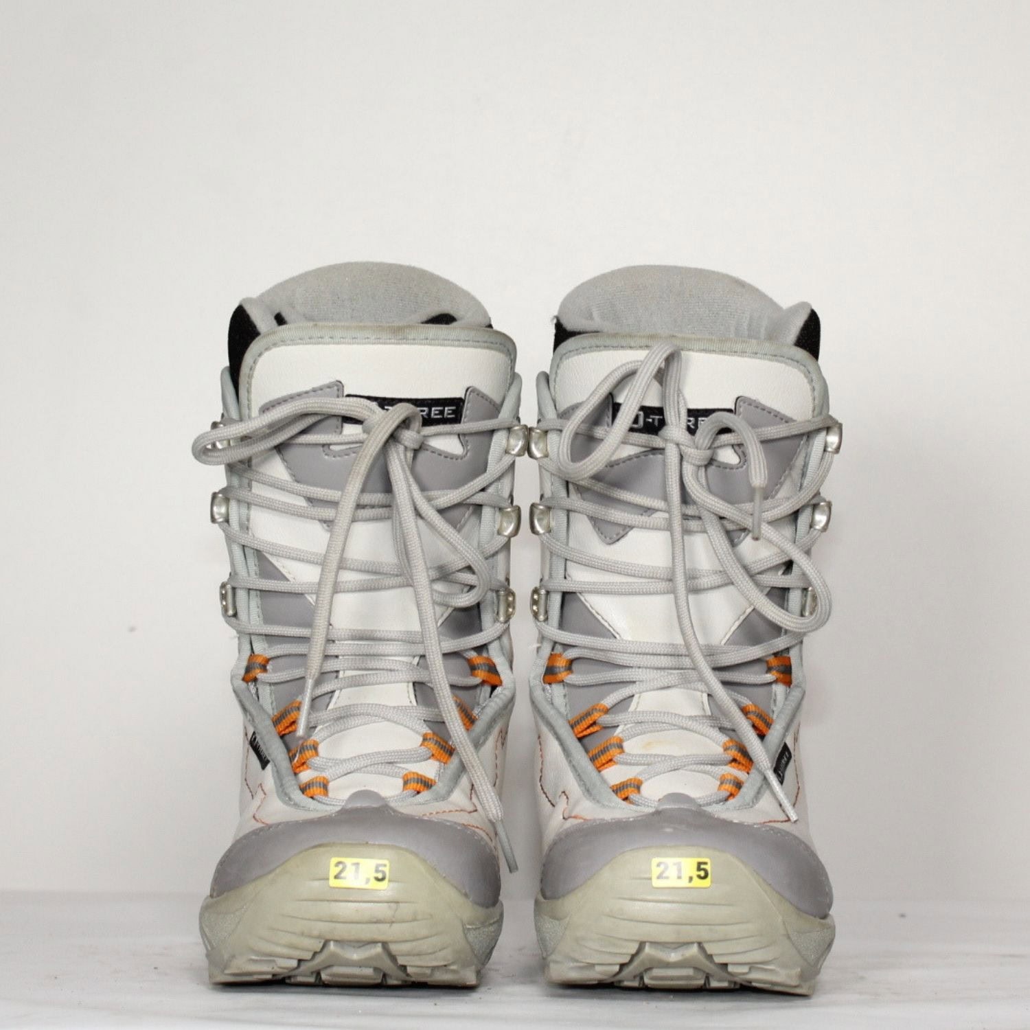 Jazdené Snowboardové topánky O-THREE Grey/White/Orange - Detská obuv - 2