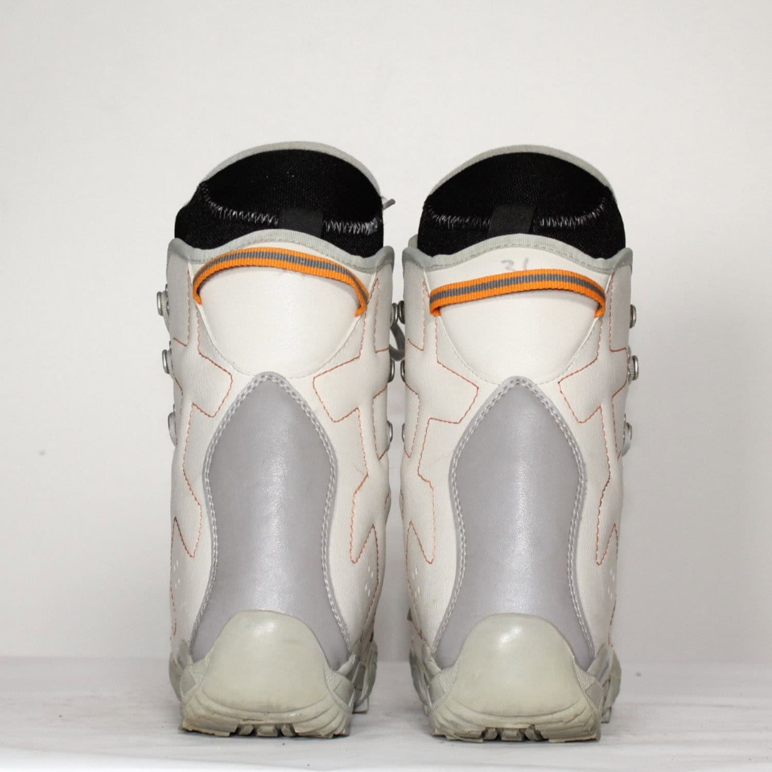 Jazdené Snowboardové topánky O-THREE Grey/White/Orange - Detská obuv - 3