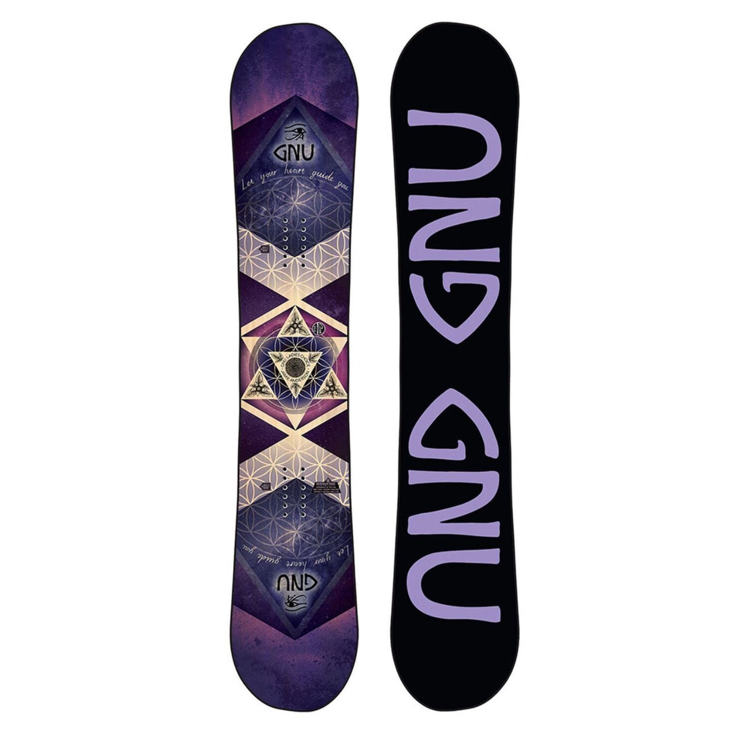 Snowboard GNU Asym Ladies Choice C2X s viazaním SP - Dámske sety - 1