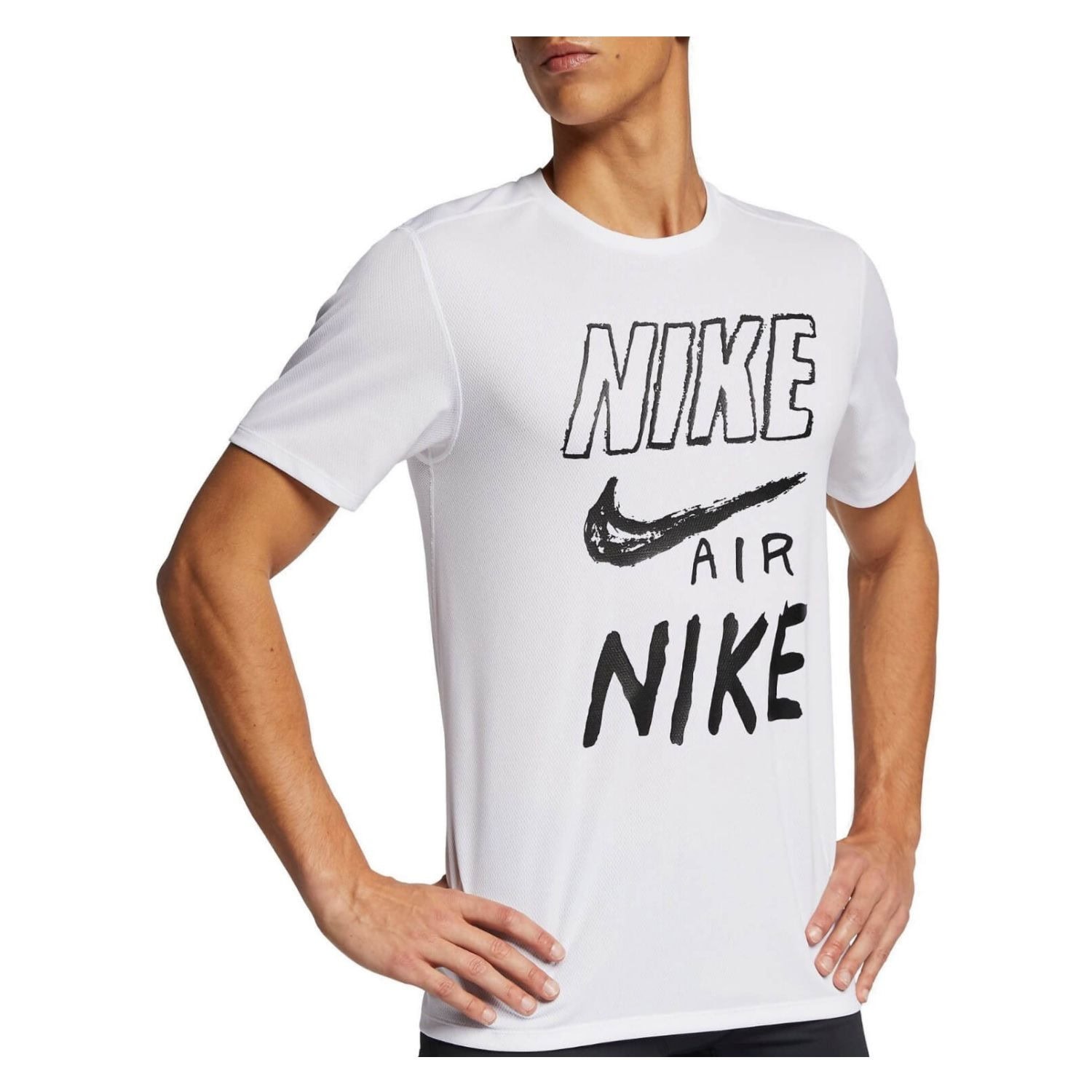 Tričko NIKE M NK Breathe Run Top SS GX White - NIKE - 1