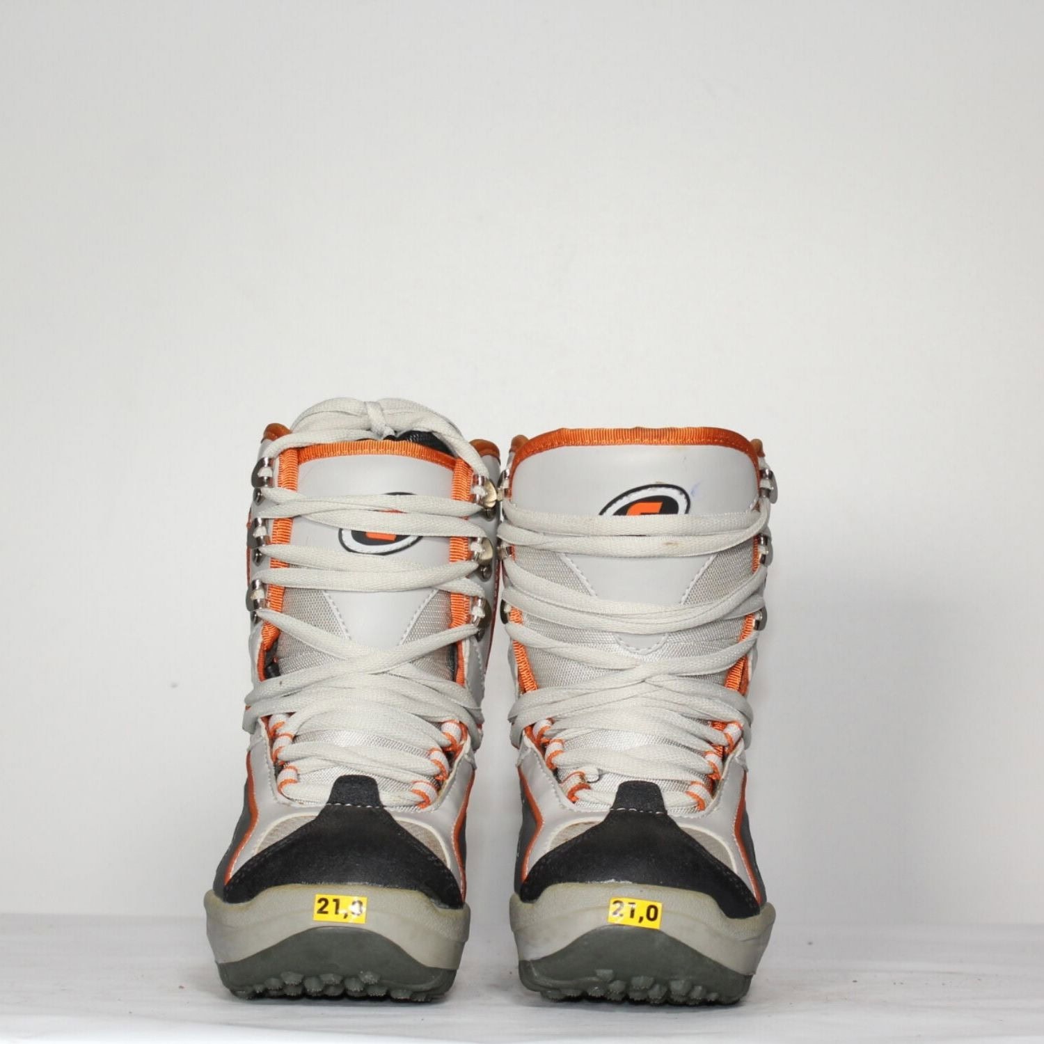 Jazdené Snowboardové topánky CARRA Gray/Black/Orange MP21 - Detská obuv - 2