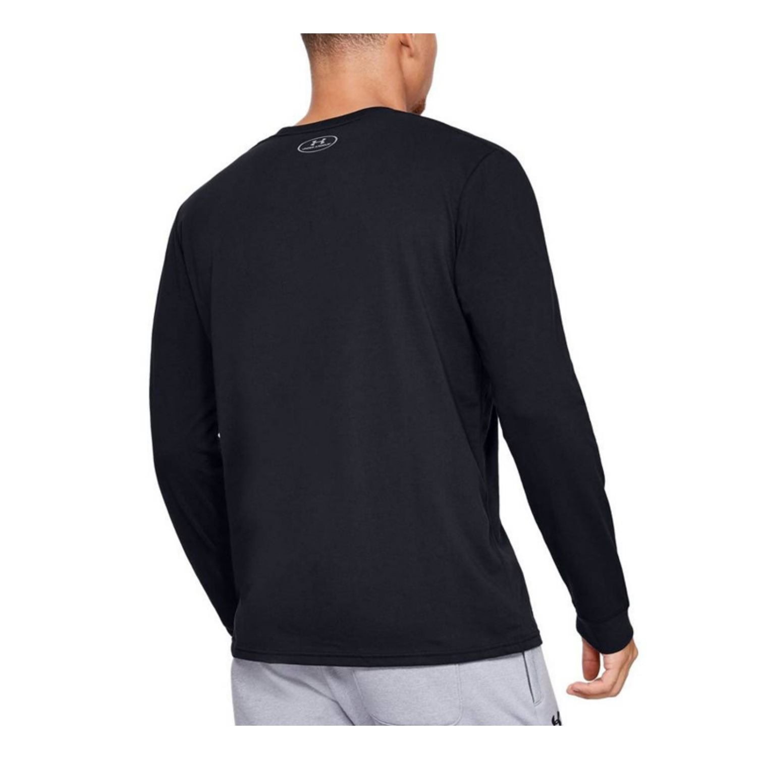 Tričko UNDER ARMOUR Sportstyle Logo LS Black - OBLEČENIE - 2