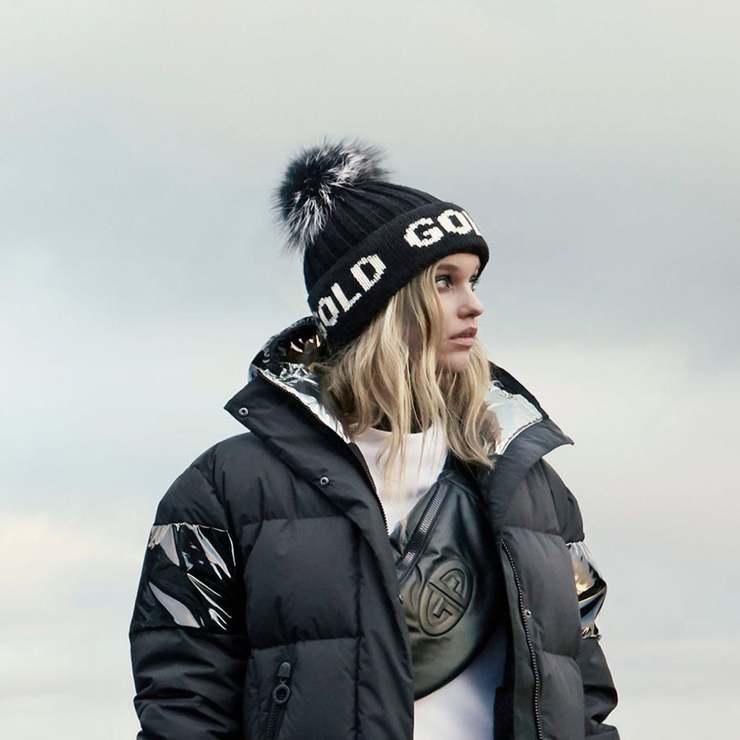 GOLDBERGH Hodd Black - Čiapky - 1