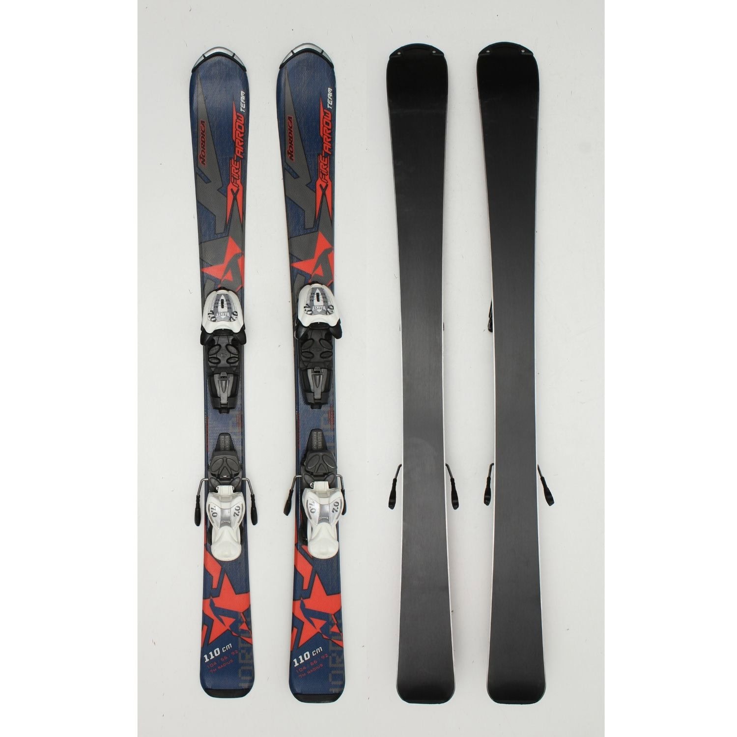 Jazdené bazárové lyže NORDICA X-Fire Arrow Team - Detské lyže - 1