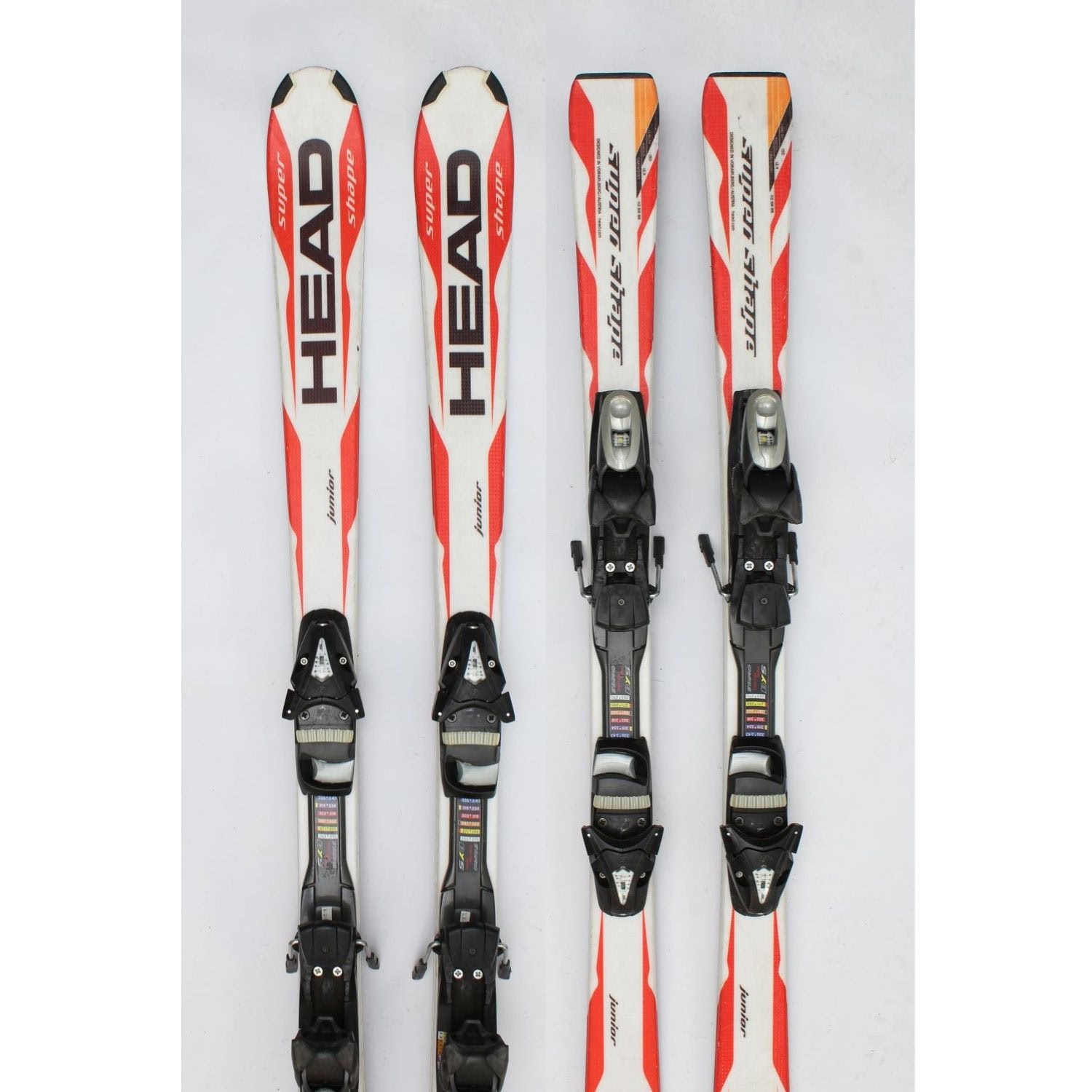 Jazdené bazárové lyže HEAD Junior White/Red - Detské lyže - 1