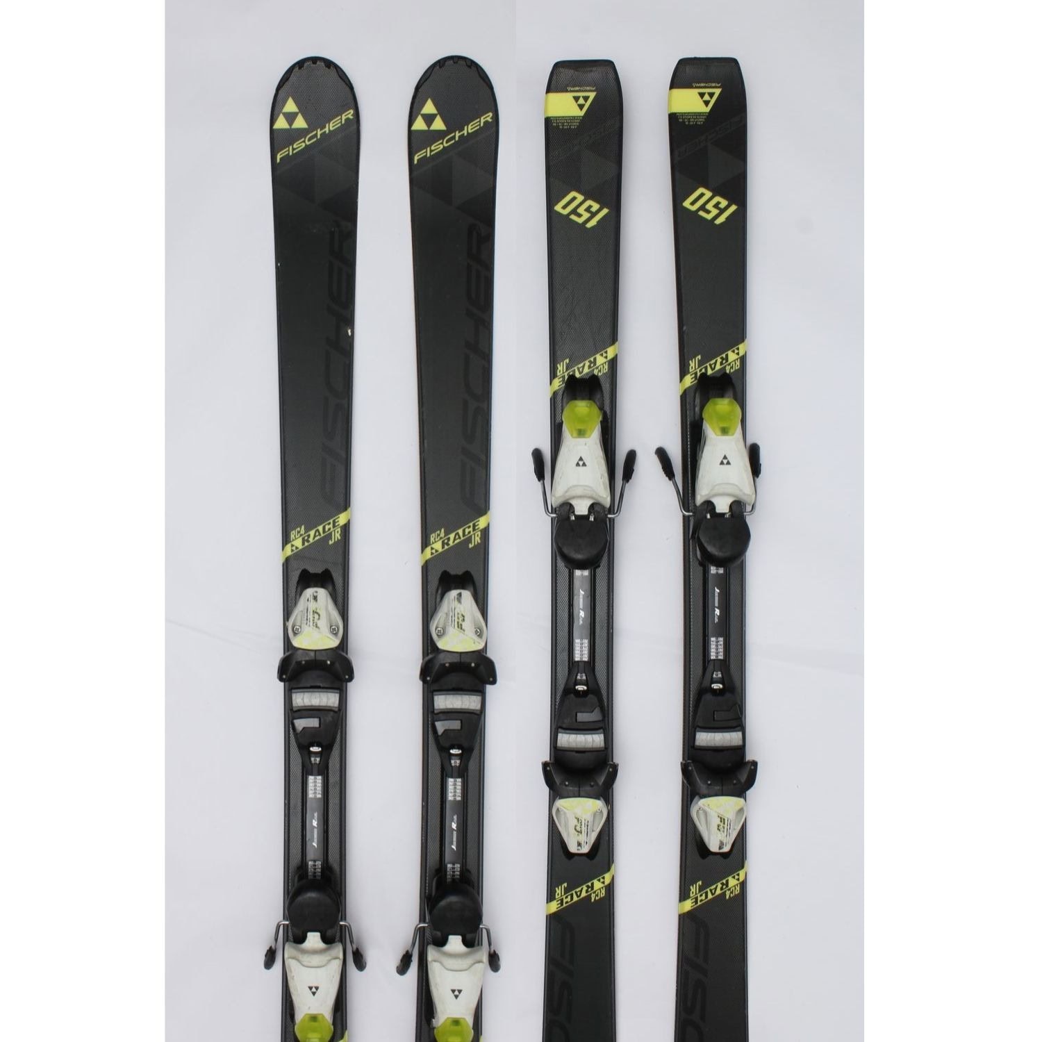 Jazdené bazárové lyže FISCHER RC4 Dark Black - Detské lyže - 1