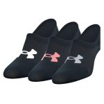 Dámske ponožky UNDER ARMOUR Essential Ultra Low Liner Black 3 Pack