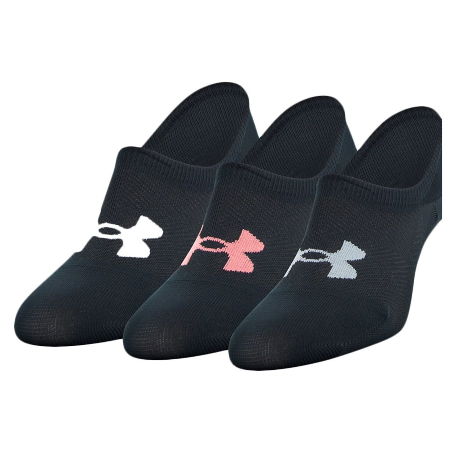 Dámske ponožky UNDER ARMOUR Essential Ultra Low Liner Black 3 Pack - Ponožky - nízke - 1