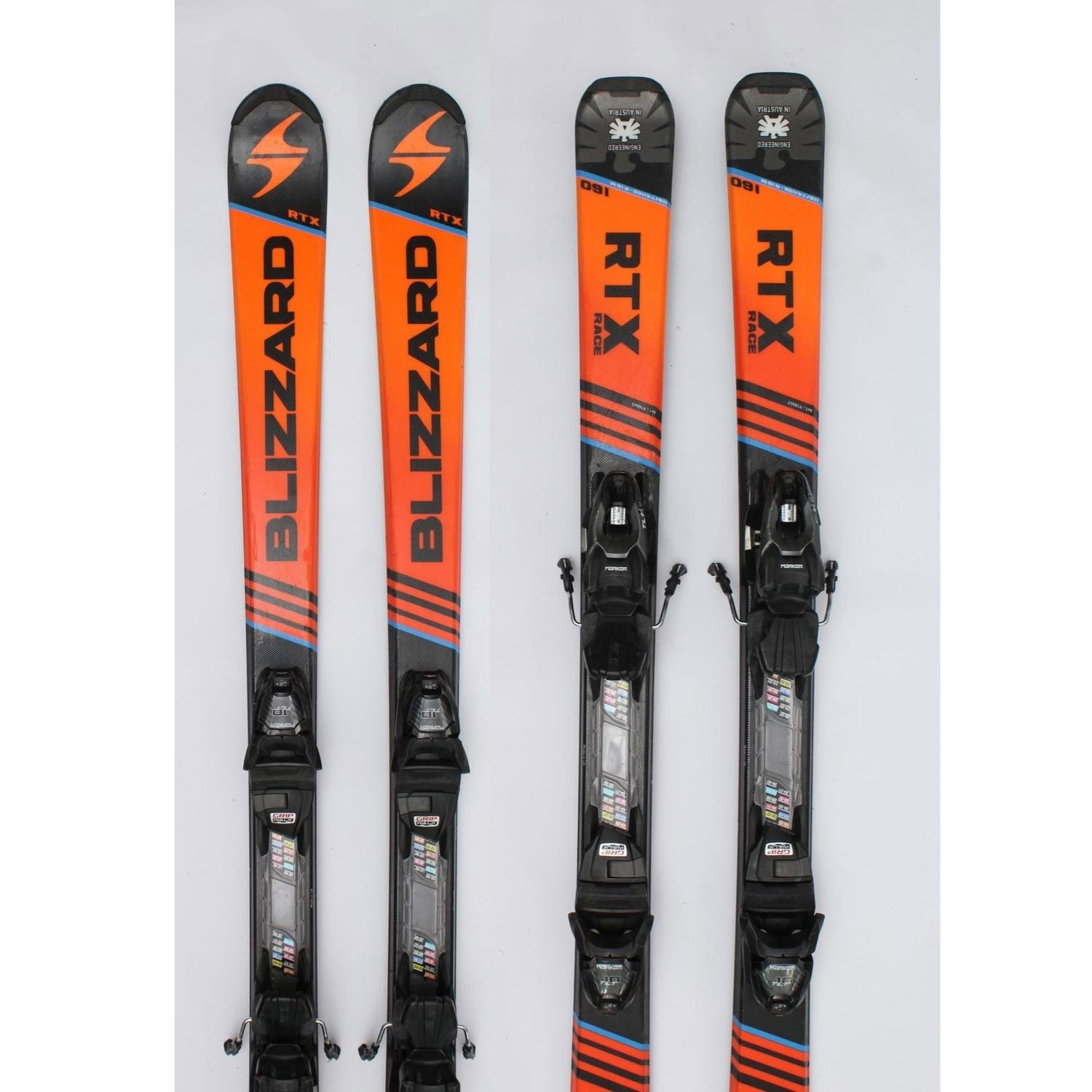 Jazdené bazárové lyže BLIZZARD RTX Black-Orange Race - Pánske lyže - 1