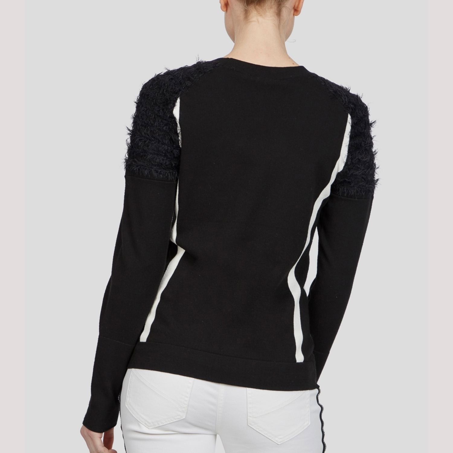 Pletená mikina SPORTALM Zinnia Black - Mikiny bez kapucne - 2