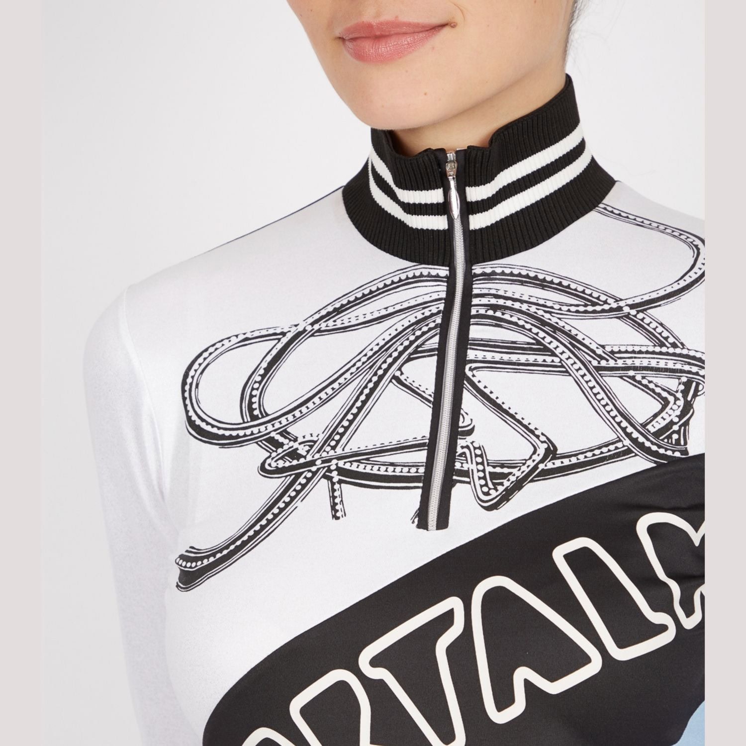 Mikina SPORTALM Vaalig Black - Mikiny bez kapucne - 3