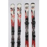 Jazdené bazárové lyže SALOMON Enduro Powerline Red