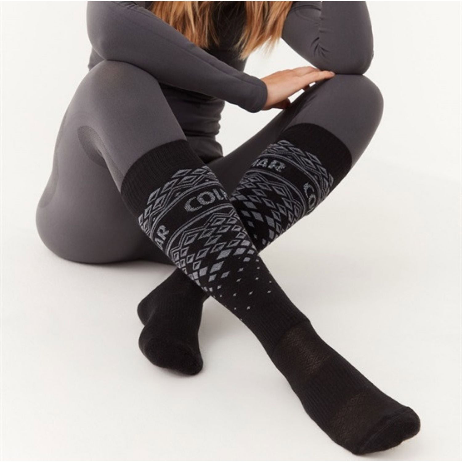 Dámske lyžiarske podkolienky COLMAR Lady Lux Black - Ponožky - 1