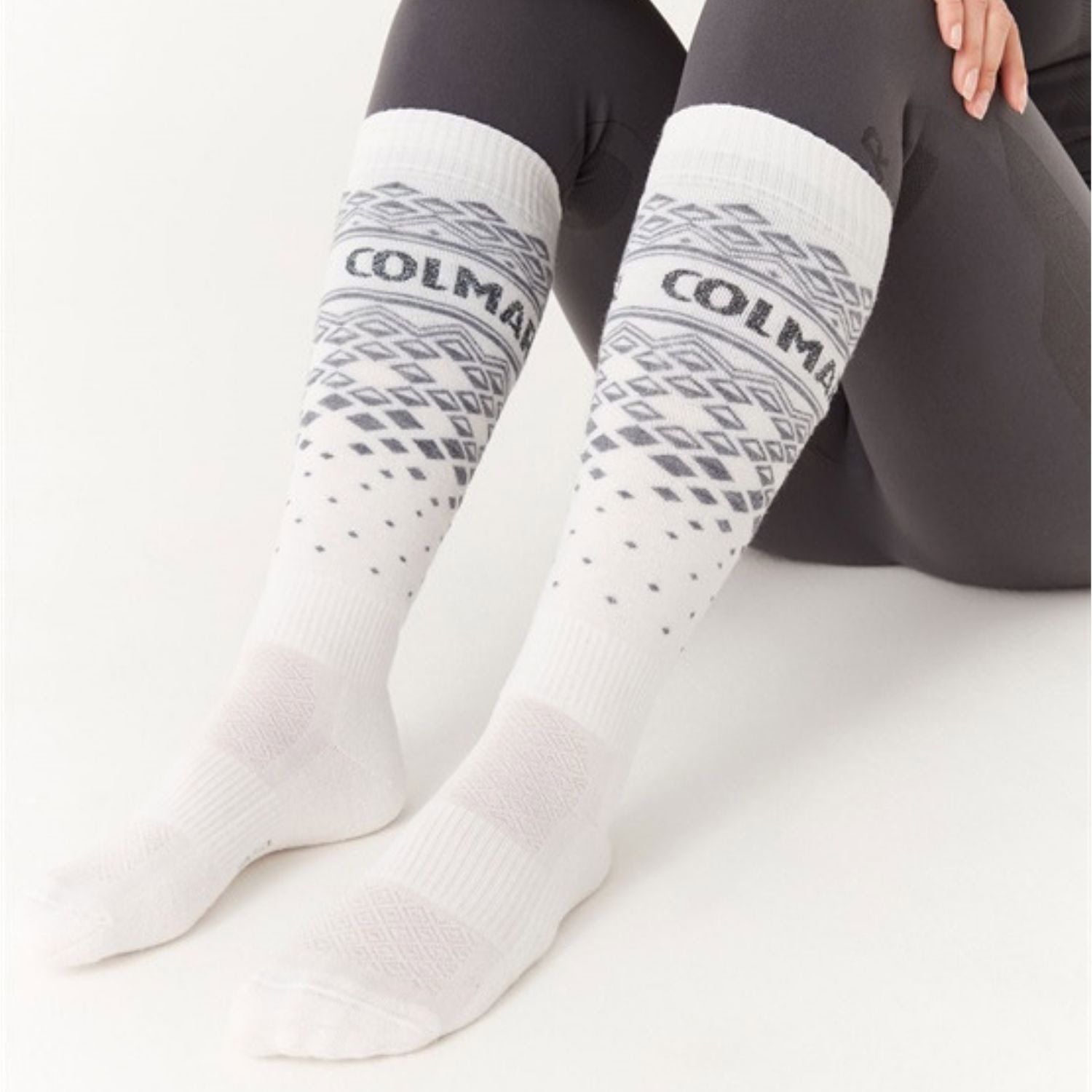 Dámske lyžiarske podkolienky COLMAR Lady Lux White - Ponožky - 1