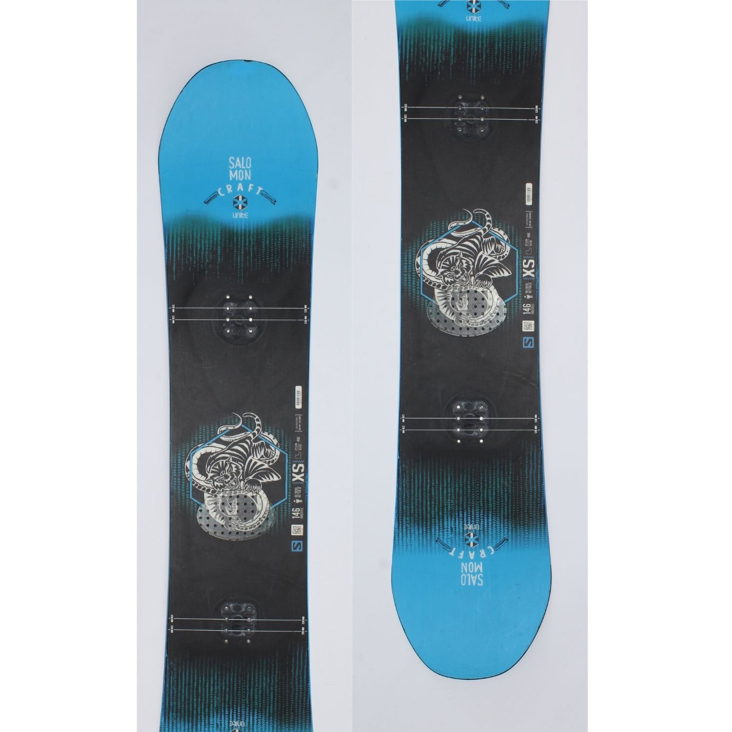 Jazdený bazárový snowboard SALOMON Craft s viazaním - Dámske snowboardy - 1