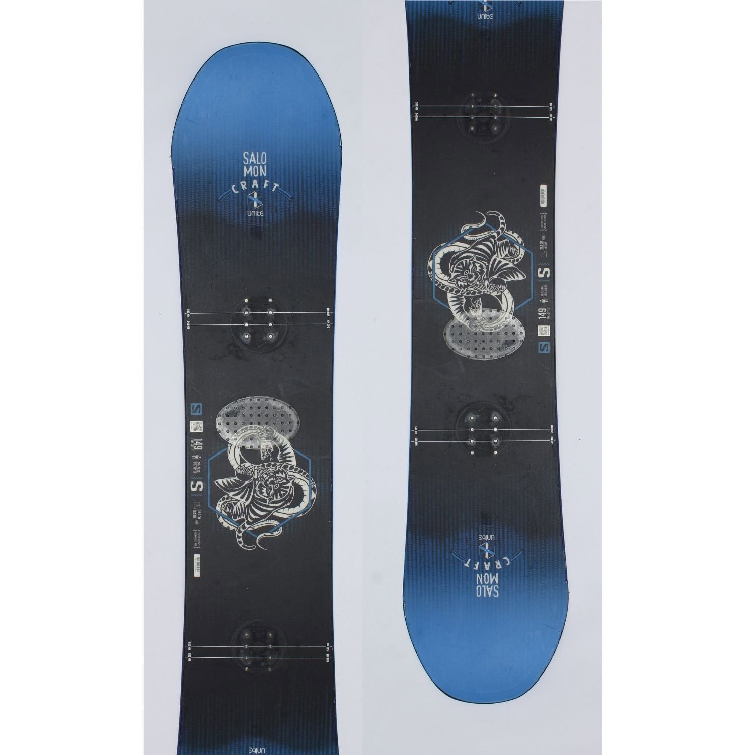 Jazdený bazárový snowboard SALOMON Craft Blue s viazaním - Pánske snowboardy - 1