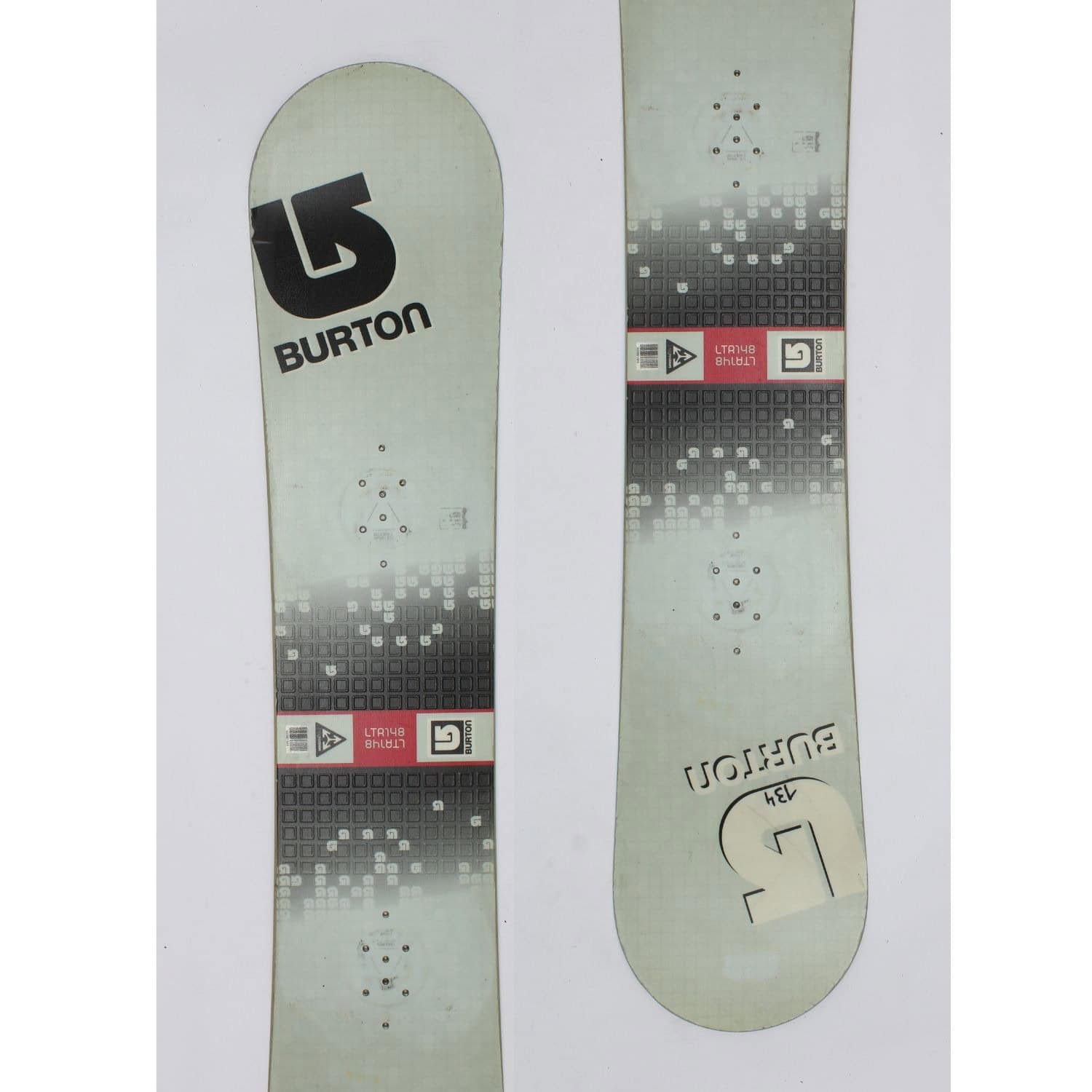 Jazdený bazárový snowboard BURTON LTR Grey s viazaním - Detské snowboardy - 1
