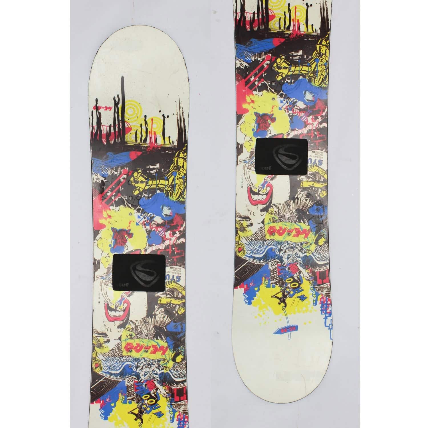 Jazdený bazárový snowboard STUF Whoo s viazaním - Detské snowboardy - 1