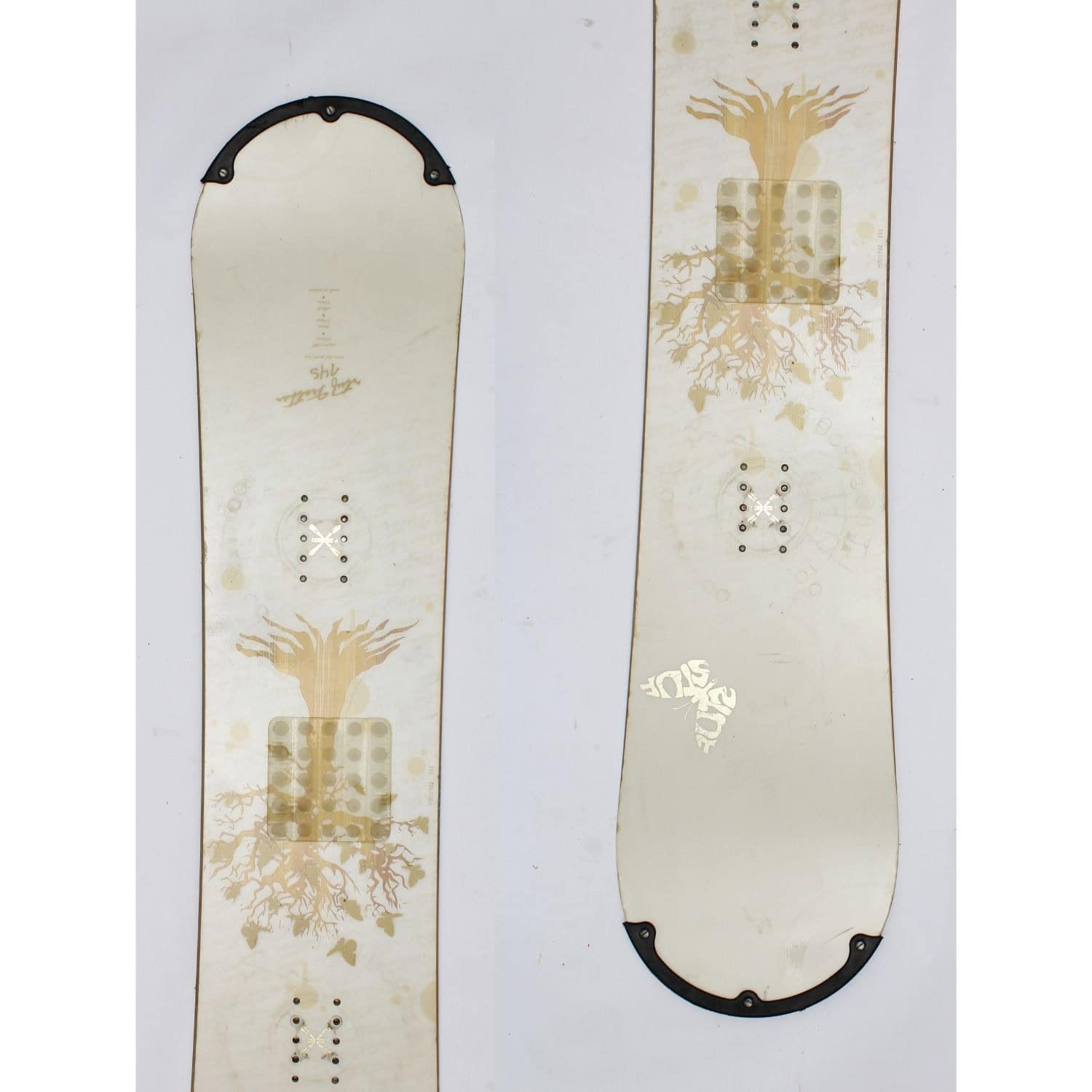Jazdený bazárový snowboard STUF Feather s viazaním - Dámske snowboardy - 1