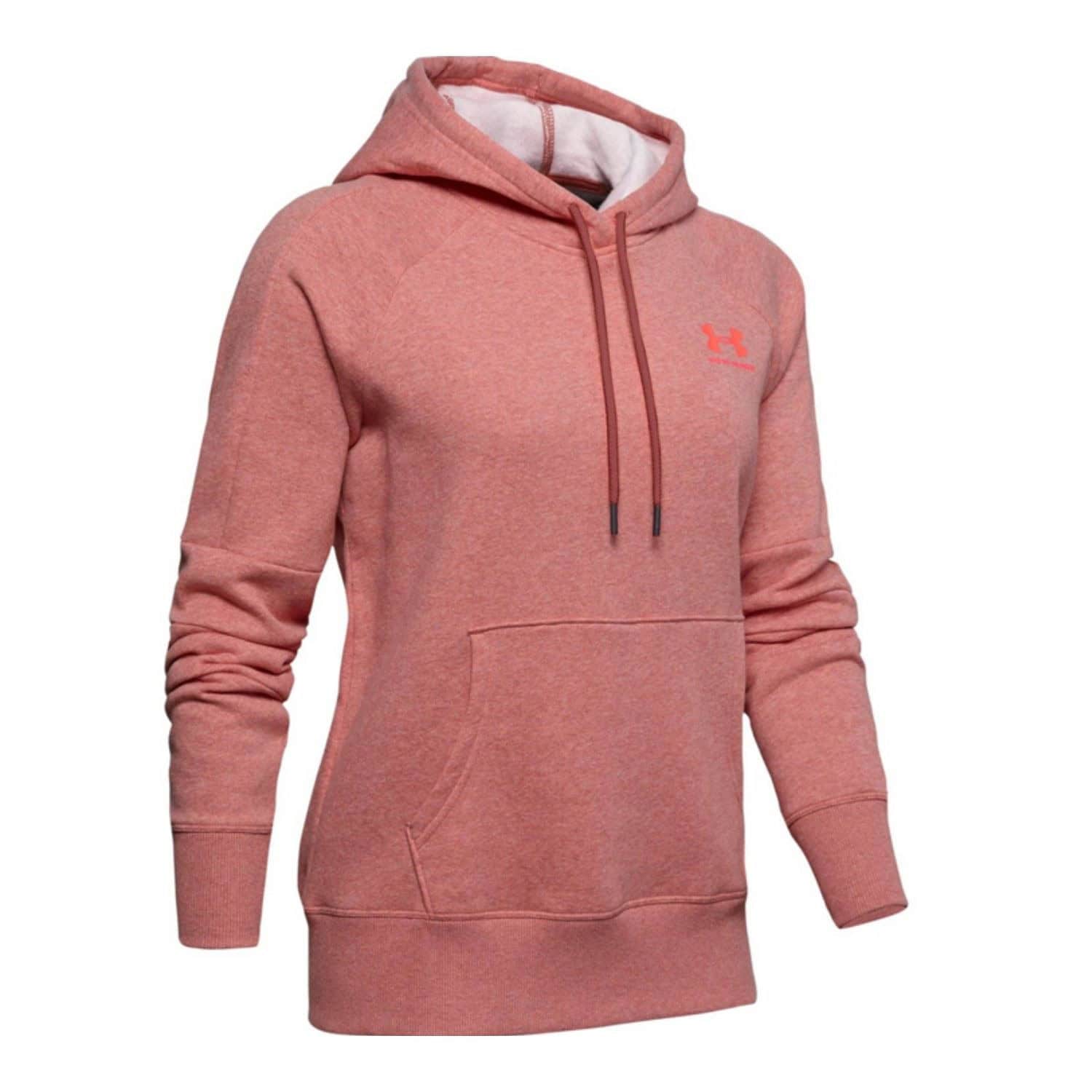 Mikina UNDER ARMOUR Rival Fleece LC Logo Hoodie Brown - Mikiny s kapucňou - 4
