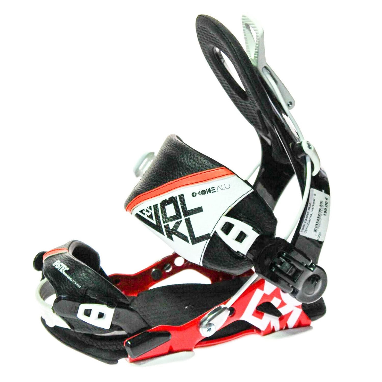 Viazanie VÖLKL Fastec Alu Red / Black - Dámske viazanie - 1