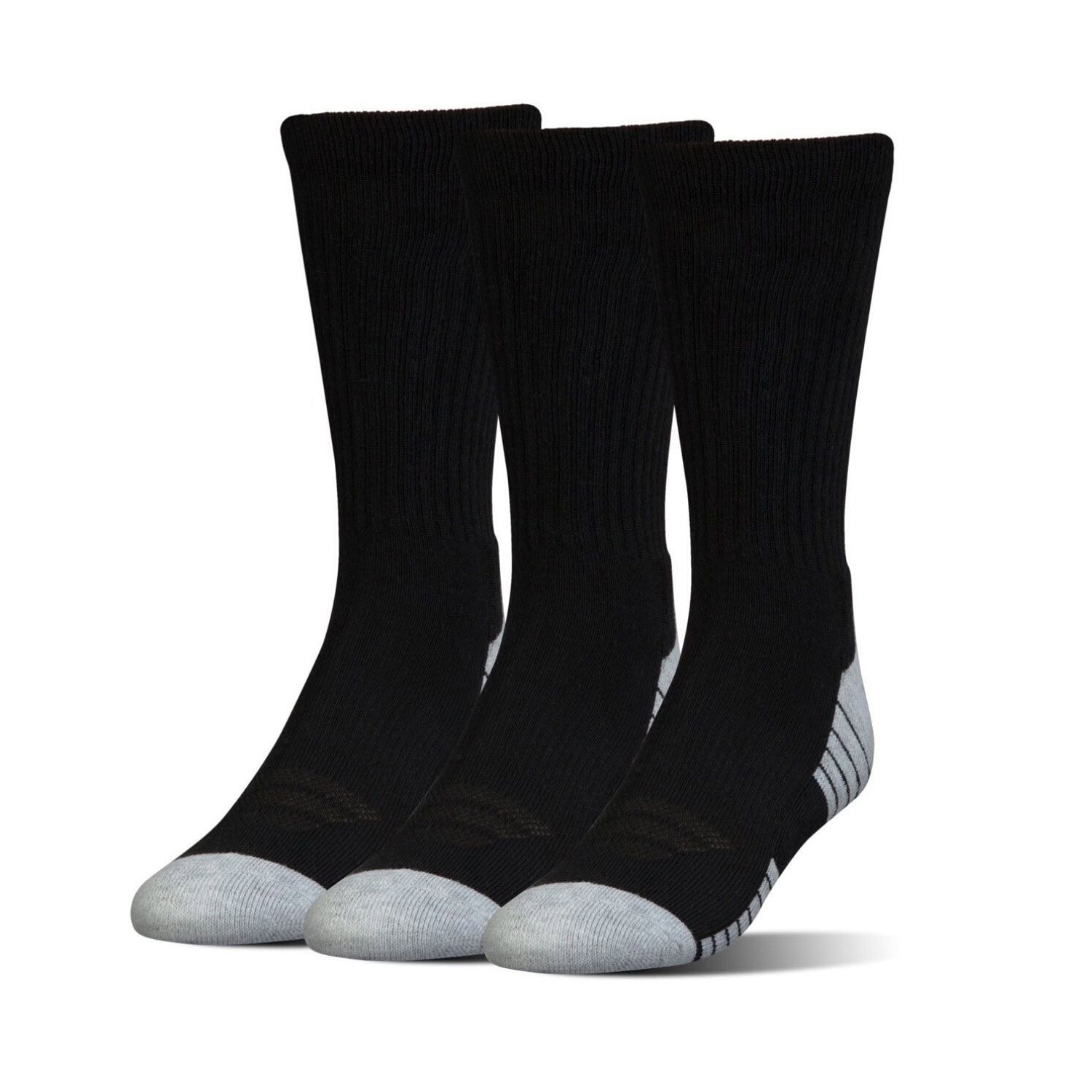 Ponožky UNDER ARMOUR HeatGear Tech Crew 3-Pack Black - Ponožky - stredné - 1