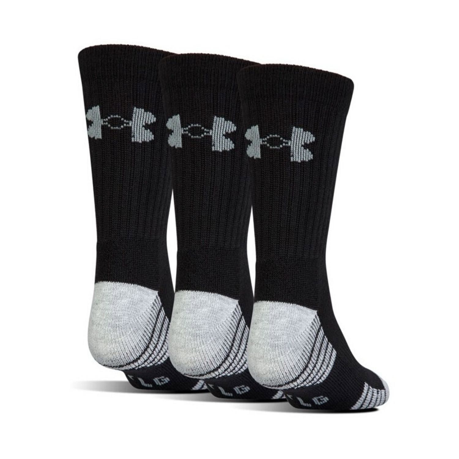 Ponožky UNDER ARMOUR HeatGear Tech Crew 3-Pack Black - Ponožky - stredné - 2