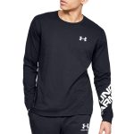 Tričko UNDER ARMOUR Wordmark Sleeve LS Black