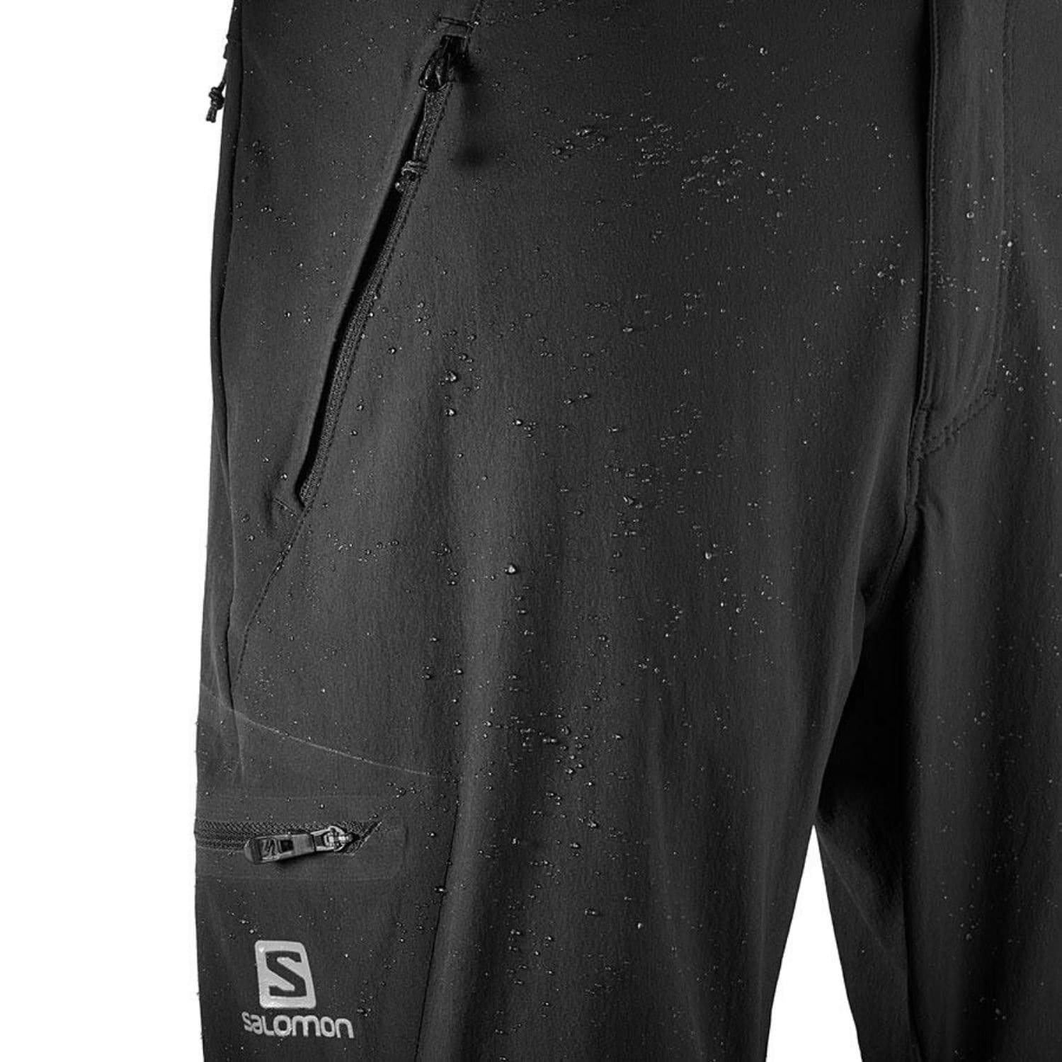 Nohavice SALOMON Wayfarer Straight ZIP PAN Black - Turistické nohavice - 5